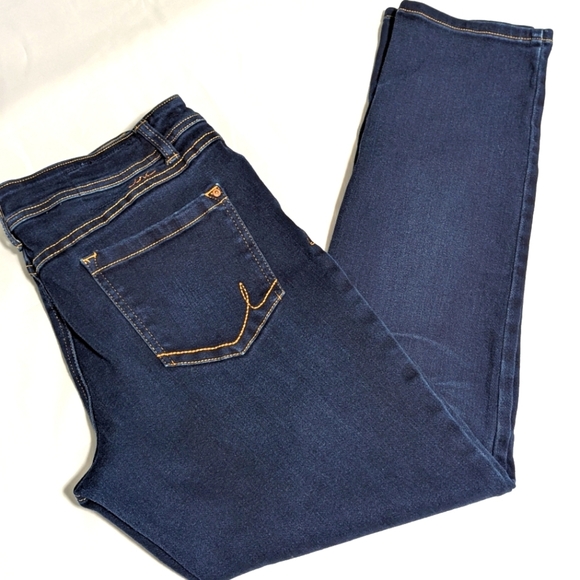 Classic INC Skinny Leg Regular Fit Women's Blue Jeans w/ Stretch - Picture 1 of 10